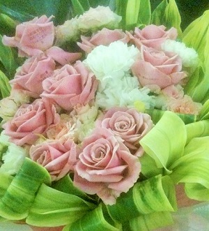 中川翔子さんへ誕生日プレゼントの花束