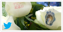 西川貴教さんのデビュー17周年記念に関係者の方々から注文いただいたフォトローズの生花アレンジ